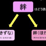 『絆』という字の意味